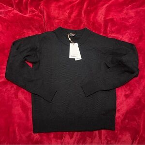 Quince Diamond Stitch Baby Alpaca Crewneck Sweater M